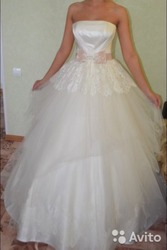 Красивое и нежное свадебное платье